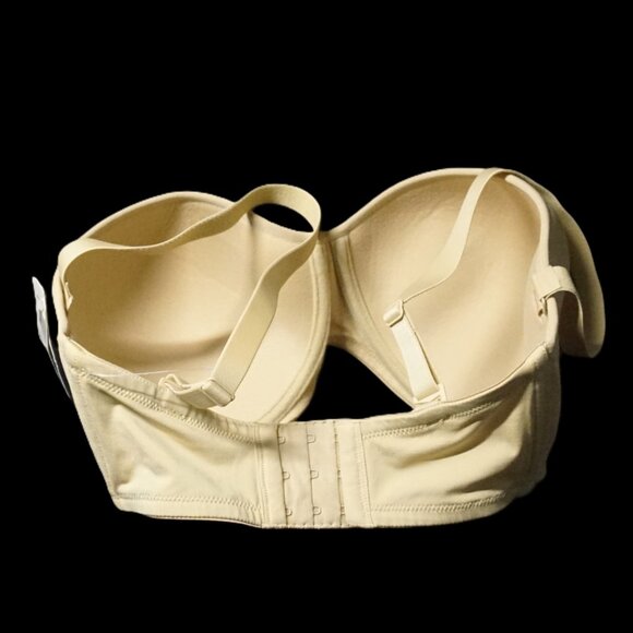 Le Mystere Renaissance Nude Foam Smooth Cup Bra Size 32G Removeable Straps - Picture 4 of 9